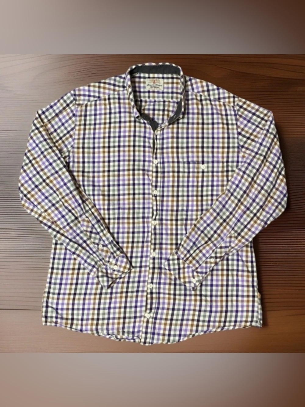 Barbour Gangnam Patterned Shirt 100% cotton US-L / EURO/UK-XL Preppy